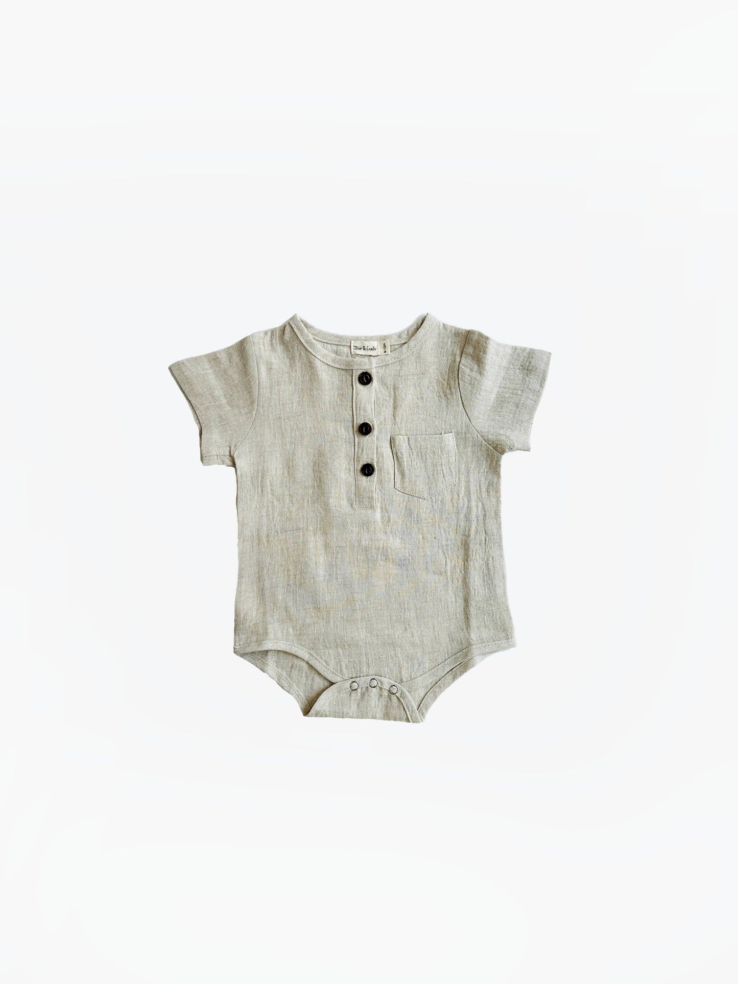 Arlo Linen Dress Shirt Romper