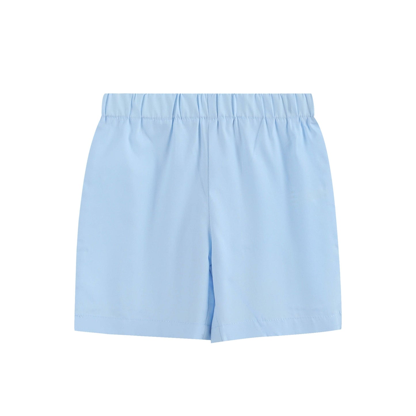 Blue Easter Smocked T-Shirt and Shorts Set