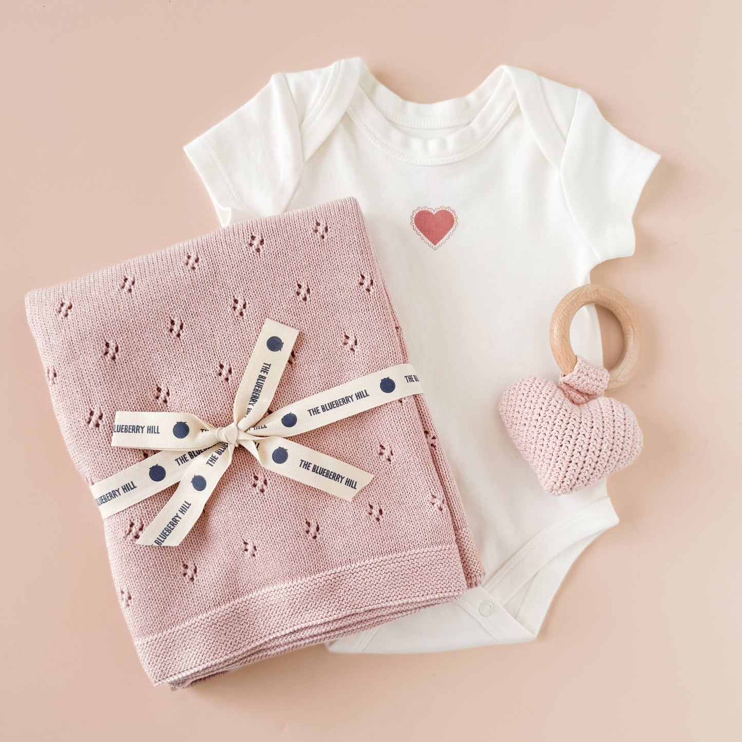 Blueberry Hill Cotton Baby Onesie