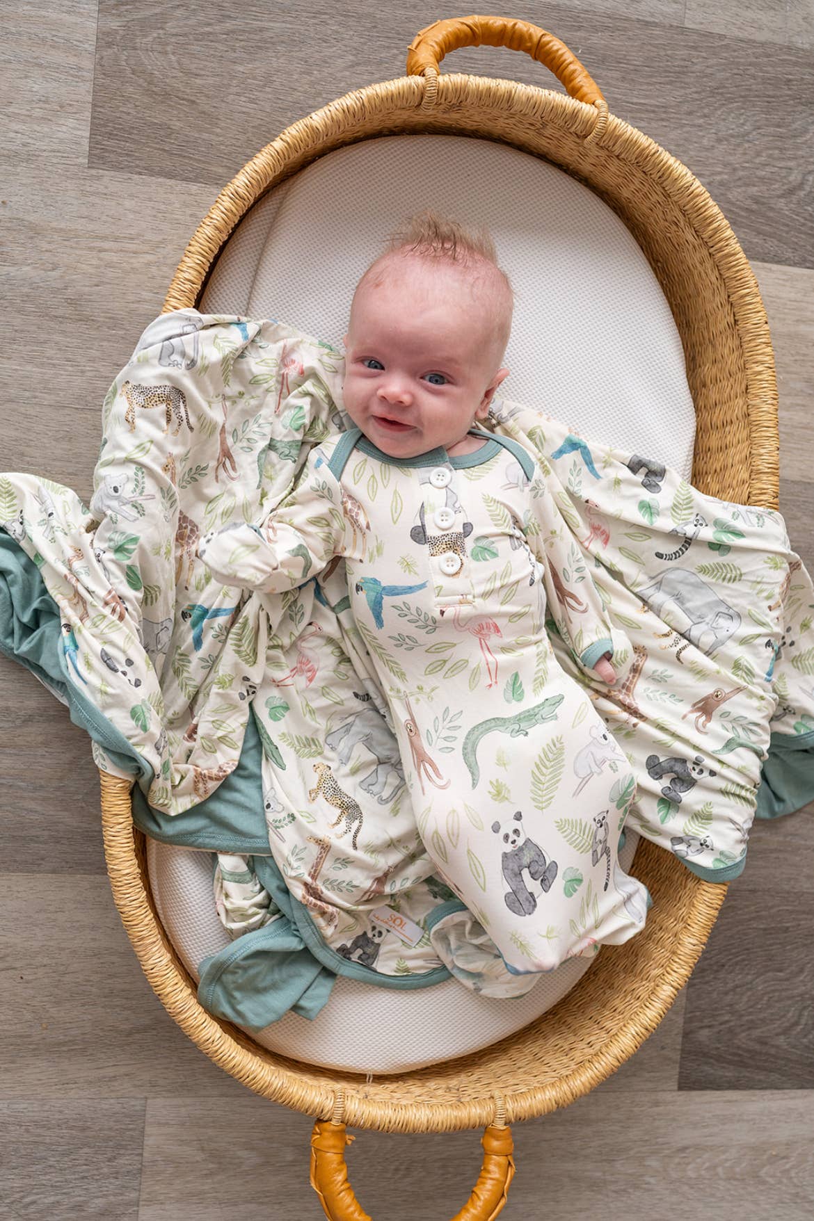 Sweet Safari Swaddle