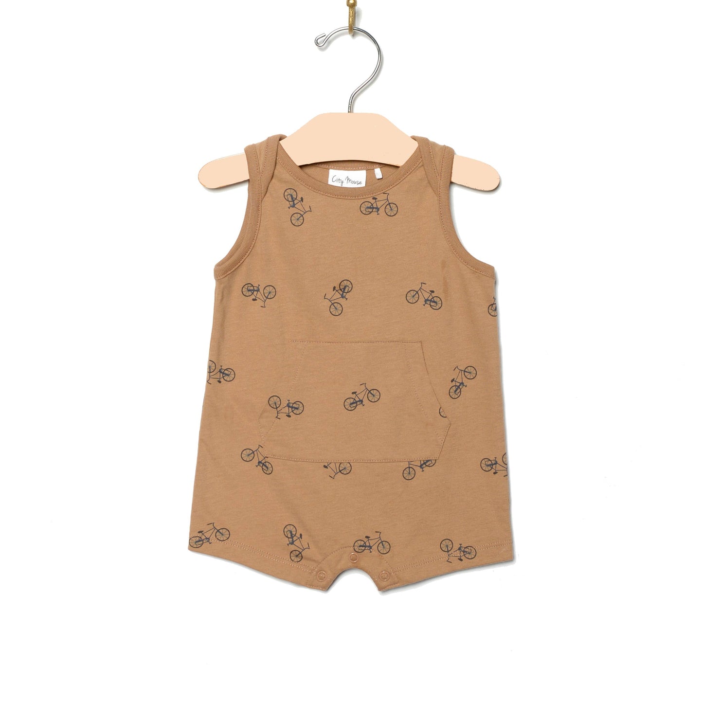 Bike Printed Kangaroo Romper