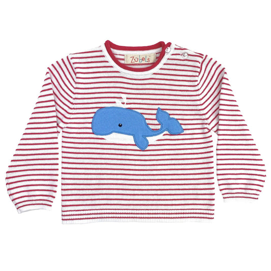 Whale Striped Sweater
