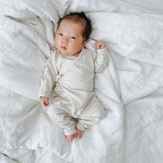 Ecru Wrap Playsuit